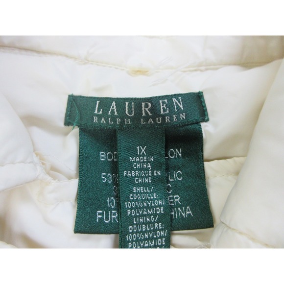 Women's Cream Puffer Coat - Picture 5 of 16